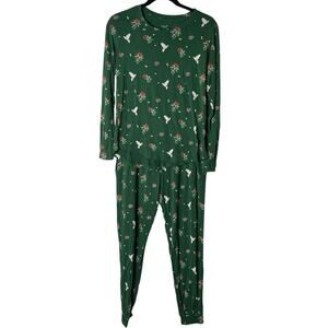 Kyte Baby Women's Jogger Pajama Set in Mistletoe Print Size Small